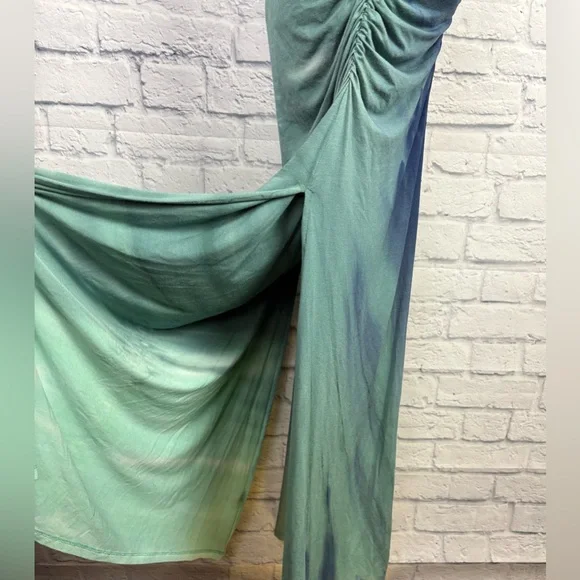 SKY MAXI DRESS AQUA OMBRE Size M - Picture 4 of 9